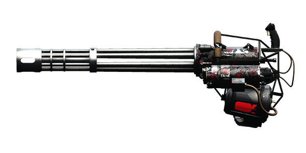 VULCAN MINIGUN | Spraying Roses, Well-Used