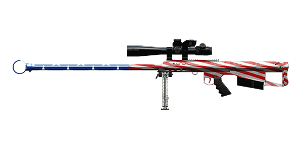 THANATOS .50 CAL SNIPER RIFLE | Piercing Patriot , Broken-In, Stat Boost