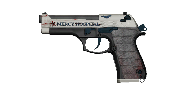 BERNETTI 9 PISTOL | No Mercy, Battle-Worn, Stat Boost
