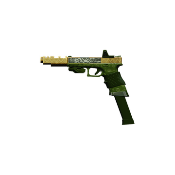 CHIMANO CUSTOM PISTOL | Gluckseliger Uberfall, Battle-Worn, Stat Boost