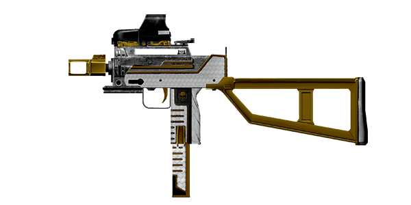 MARK 10 SUBMACHINE GUN | Headhunter, Well-Used, Stat Boost