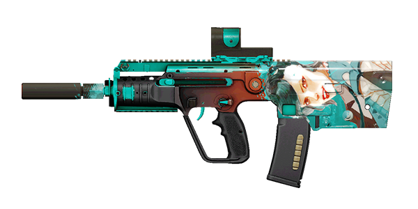 TEMPEST-21 RIFLE | Orange Splashes Sydney, Well-Used, Stat Boost