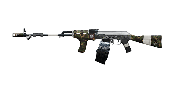 RPK LIGHT MACHINE GUN | Zulu, Battle-Worn, Stat Boost