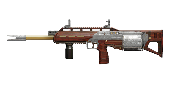 GOLIATH 12G SHOTGUN | Damascus, Battle-Worn, Stat Boost