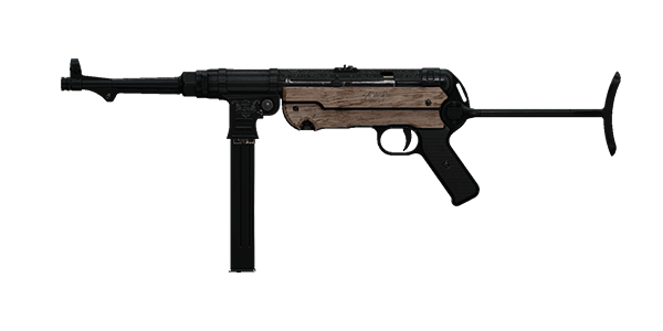 MP40 SUBMACHINE GUN | Classic Finish, Lightly-Marked, Stat Boost