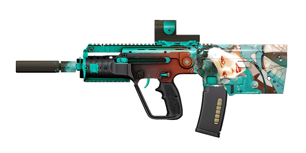 TEMPEST-21 RIFLE | Orange Splashes Sydney, Battle-Worn