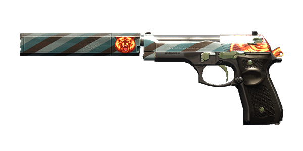 BERNETTI 9 PISTOL | Angry Bear, Lightly-Marked, Stat Boost