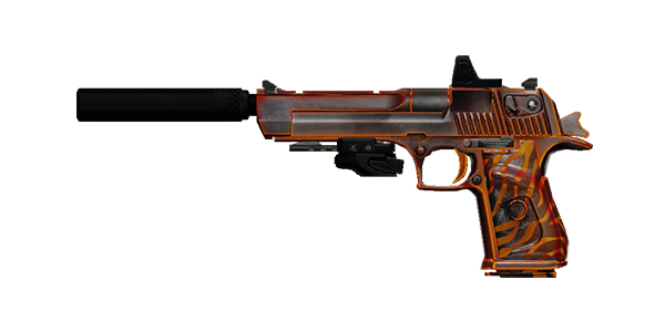 DEAGLE PISTOL | Fluorescent, Lightly-Marked, Stat Boost