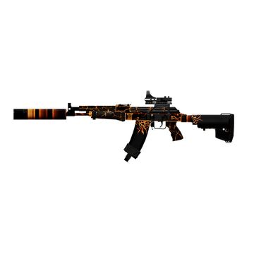 AK.762 RIFLE | Magma Knight, Broken-In, Stat Boost