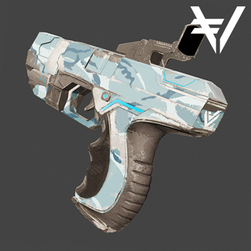 HMTech-101 Pistol | Vault | Blue Camo | Battle-Scarred