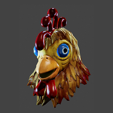 Commando Chicken Helmet