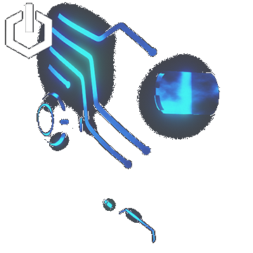Cyberpunk | Digital Eye Display B | Blue