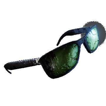 Street Punks Glasses | Scratched Green