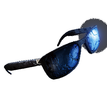 Street Punks Glasses | Scratched Blue