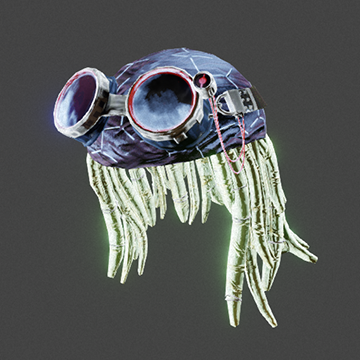 Space Pirate | Goggle Dreads | Brown and Gold