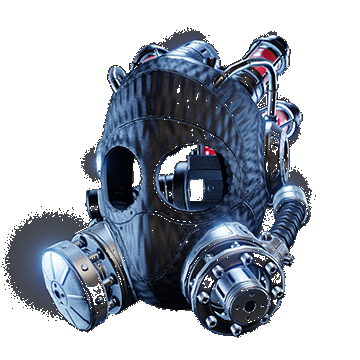 Insectoid Helmet Closed | Black Red Light