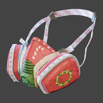 Holiday Shopping | Mask | Santa