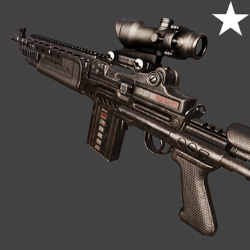 M14EBR | Deep Sea | Black Seal
