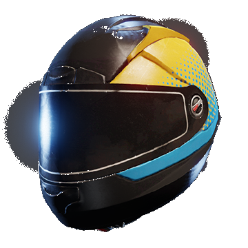 Motorcycle Helmet | Orange Fade
