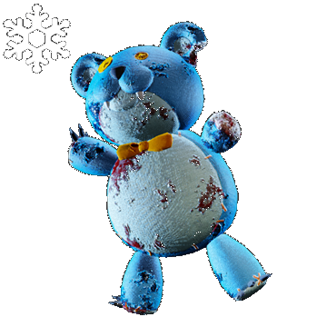 Christmas | Teddybear Backpack | Blue