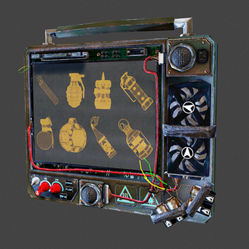 Neon Gear | Backpack Display | Demolition