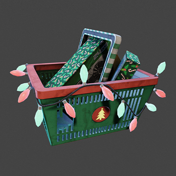 Holiday Shopping | Cart | Elf