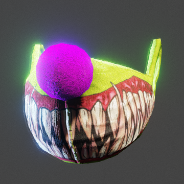 Halloween | Clown Mouth | Lime