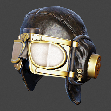 WW1 Pilot | Helmet & Googles | Precious