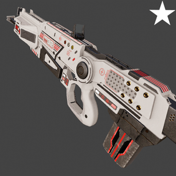 Helios Rifle | Retro | Light Noir