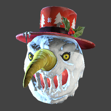 Christmas | Jack Frost Mask | Red