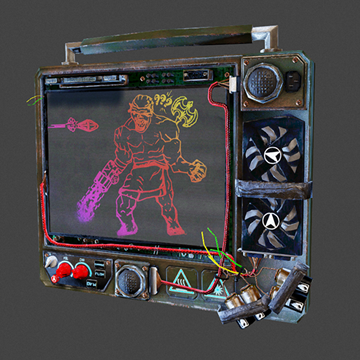 Neon Gear | Backpack Display | Foster's Surprise
