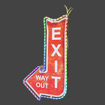 Neon Gear | Exit Backpack | Rainbow