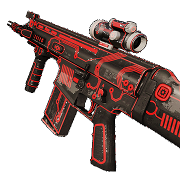 Scar | Neon | Battle-Scarred