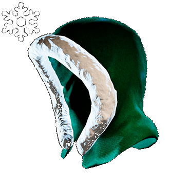 Christmas | Santa Hood | Green