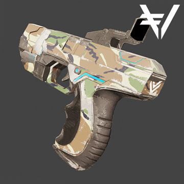 HMTech-101 Pistol | Vault | Green Camo | Battle-Scarred