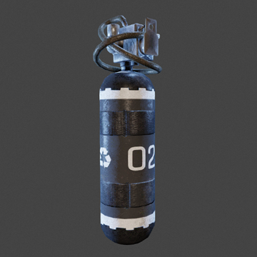 Paratrooper | O2 Tank | Black