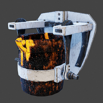 Foundry | Casting Bucket Backpack | White