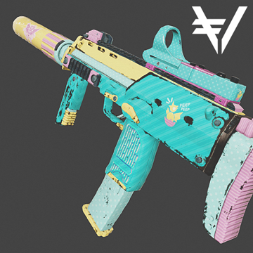MP7 | Vault | Pink | Battle-Scarred