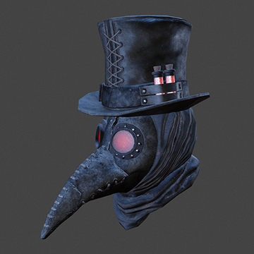 Plague Doctor | Hood | Obsidian