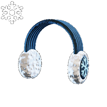 Christmas | Ear Muffs | Blue