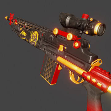 M14EBR | Dragon & Koi | Precious
