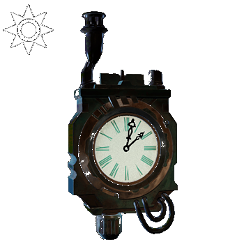 Steampunk | Chimney Clock | Cool Glow