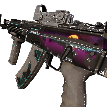 AK12 | Synthwave | Battle-Scarred