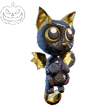 Halloween | Bat Cat Backpack | Precious