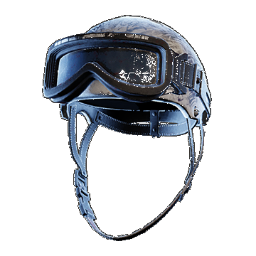 Rebel Helmet Goggles Up | White