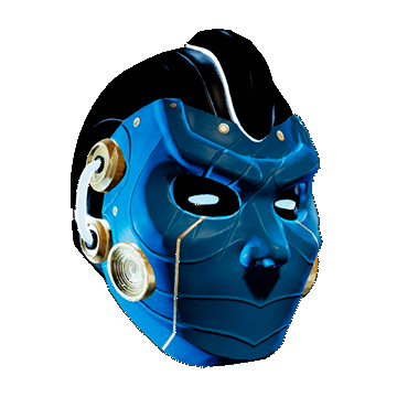 Sci-fy Faceless Helmet | Blue