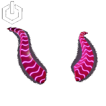 Cyber Rave | Horns | Wavy Red