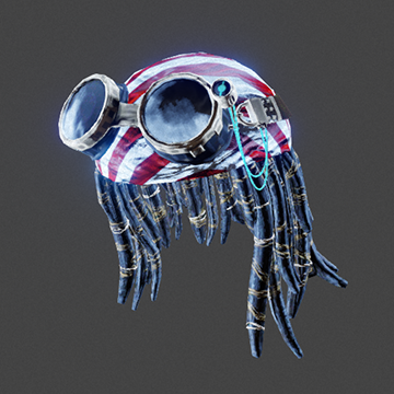 Space Pirate | Goggle Dreads | Stripes