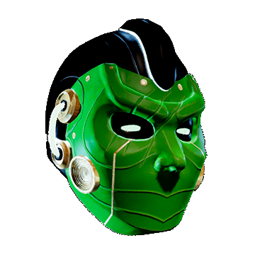 Sci-fy Faceless Helmet | Green