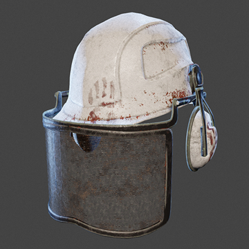 Foundry | Hard Hat & Shield | White